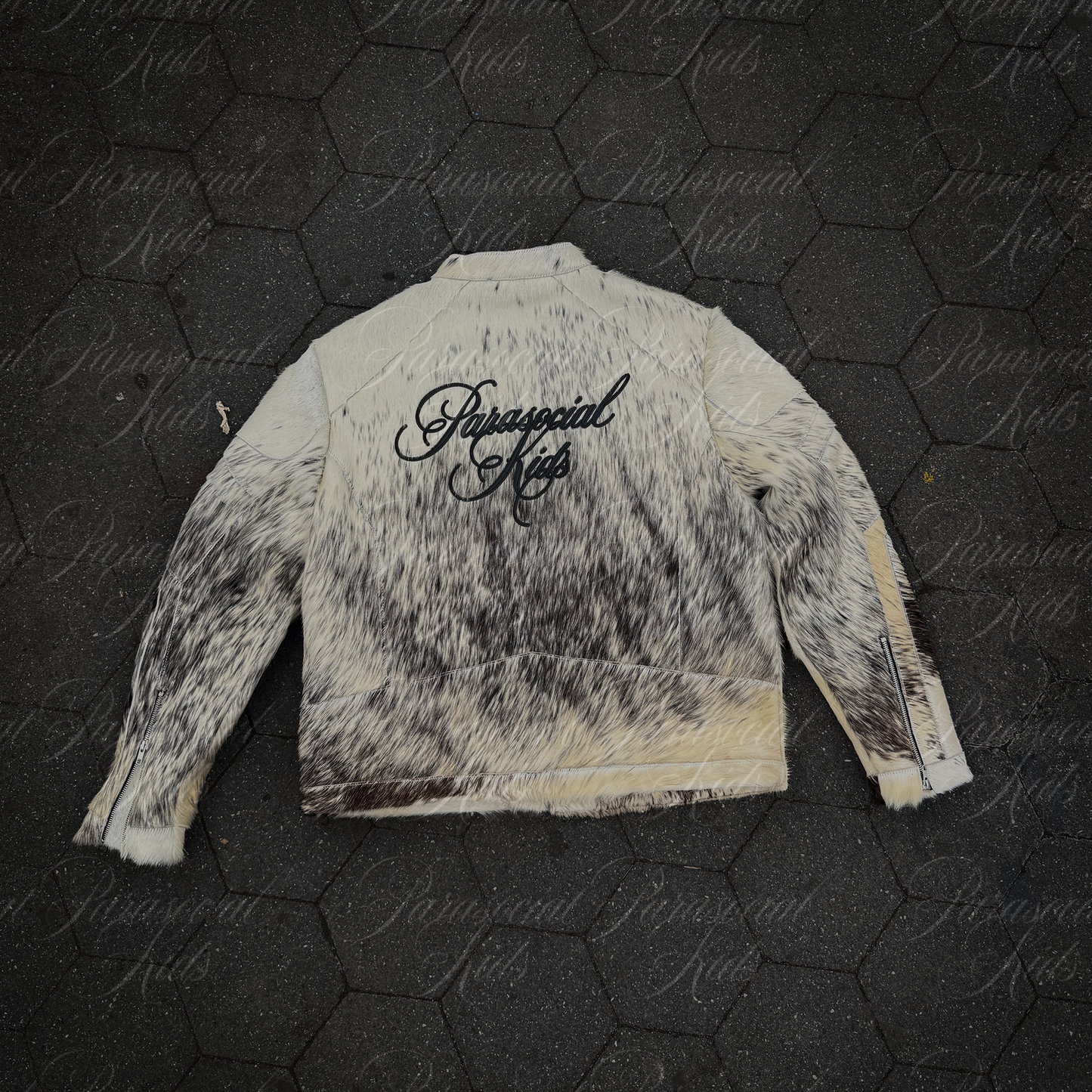 Parasocial Kids Cowhide Moto Jacket